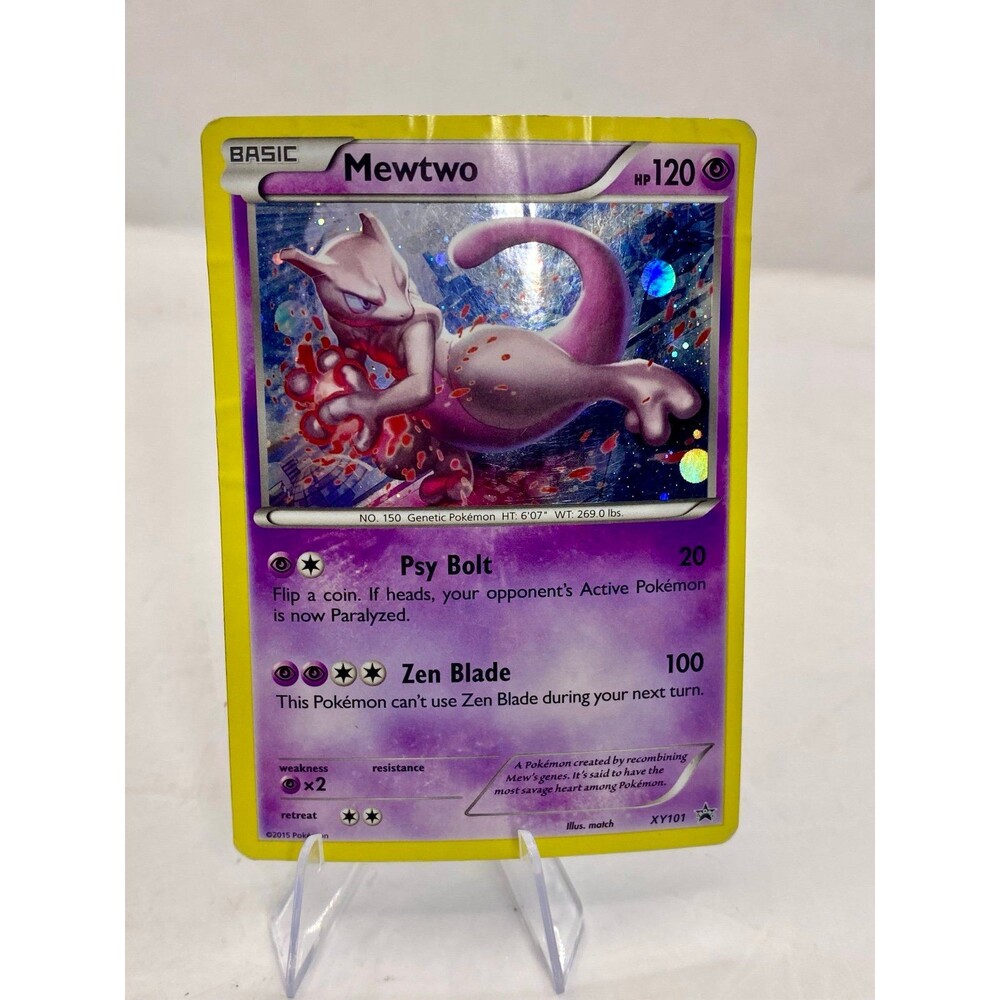 Mewtwo XY101 XY Promo Holo Pokémon TCG Card English 2015 HP DMG